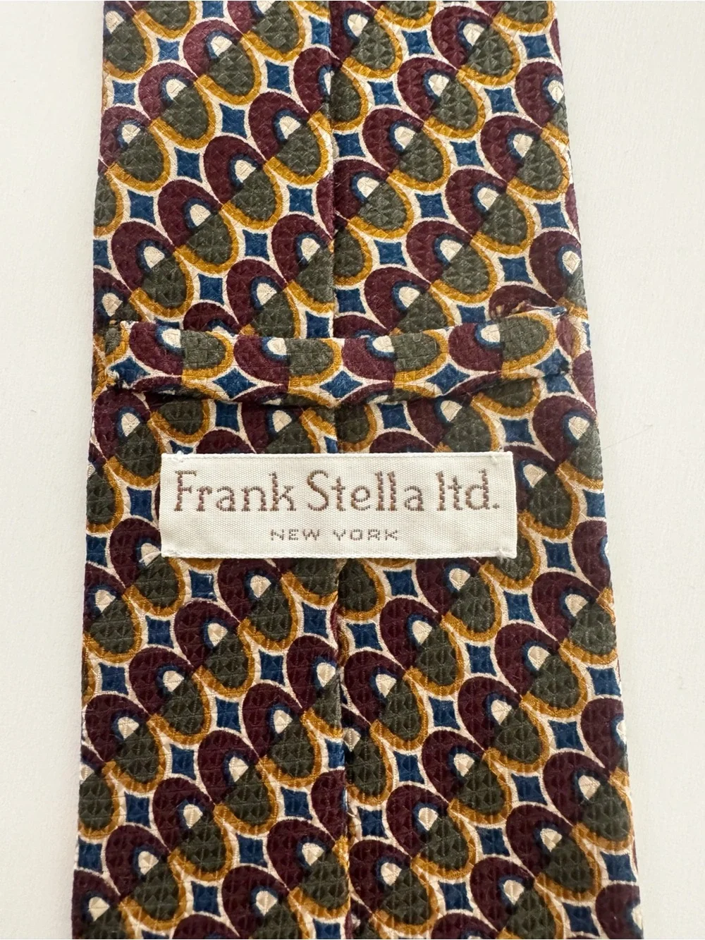 Vintage Frank Stella Ltd. Richel Silk Tie